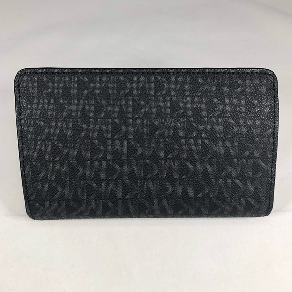 Michael Kors Slim Bifold Wallet Black - Picture 2 of 7